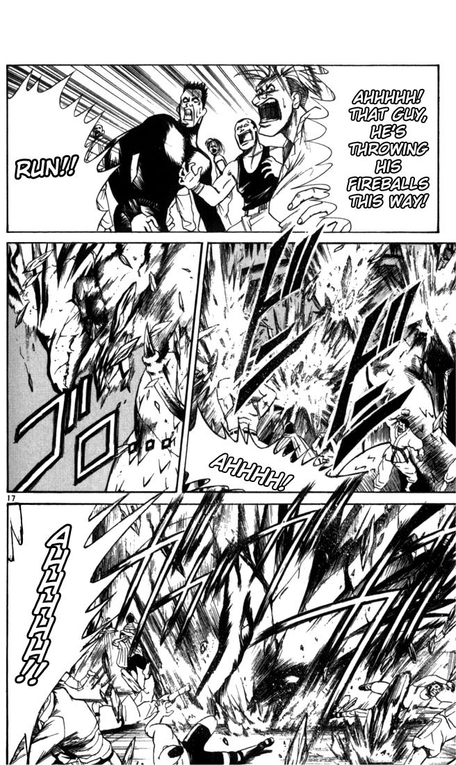 Flame of Recca Chapter 49 page 17 - Chapter 49: Kuu V (Saicho's Snowflake of Paper)