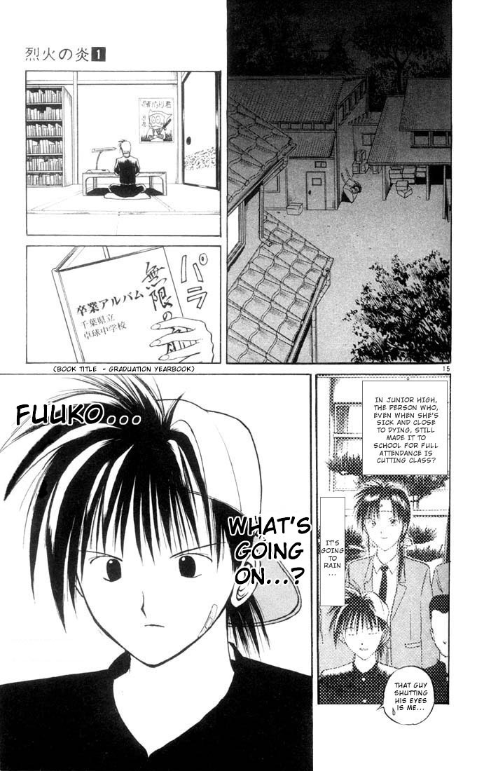 Flame of Recca Chapter 5 page 14 - Chapter 5: Fuujin