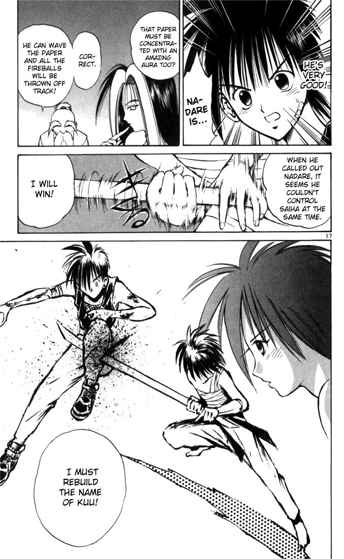 Flame of Recca Chapter 50 page 19 - Chapter 50: Kuu VI (Dancing Paper, the Battle for Honour)