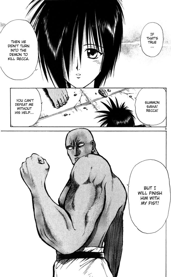Flame of Recca Chapter 53 page 9 - Chapter 53: Kuu IX (Arrival of Homura)