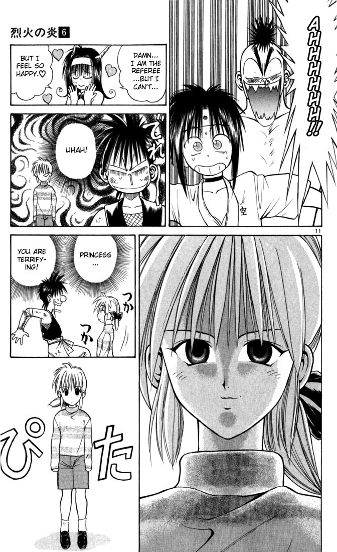 Flame of Recca Chapter 54 page 11 - Chapter 54: Kuu X (The Worthy Defeat)