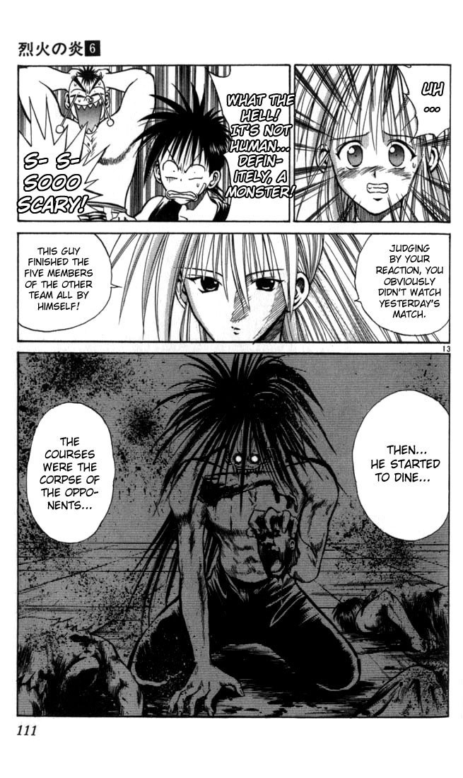Flame of Recca Chapter 55 page 13 - Chapter 55: The Person Who Should Be Here
