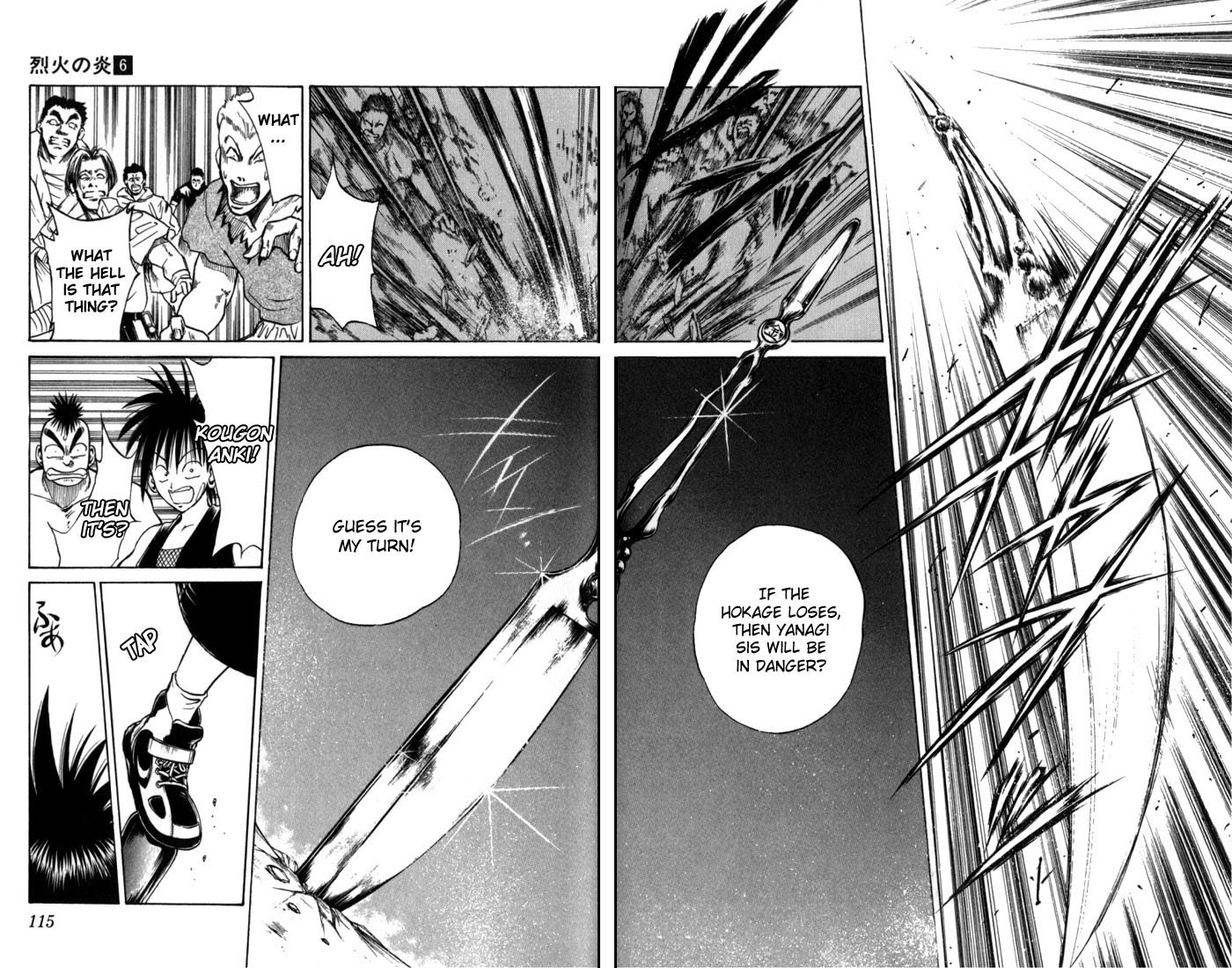 Flame of Recca Chapter 55 page 16 - Chapter 55: The Person Who Should Be Here