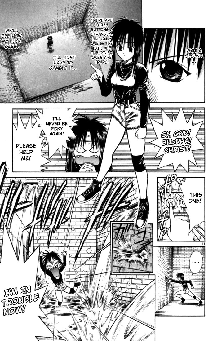 Flame of Recca Chapter 58 page 11 - Chapter 58: Feast of the Illusion Master III (Reacquaintance With Wood)