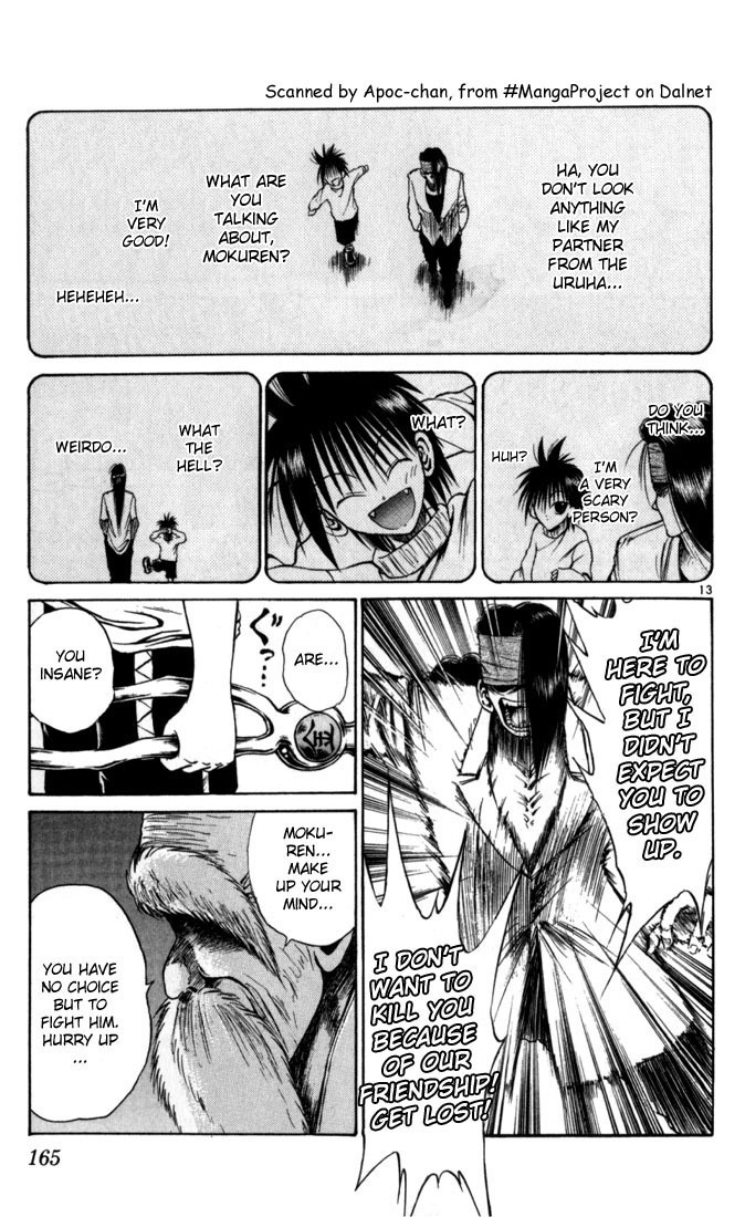 Flame of Recca Chapter 58 page 13 - Chapter 58: Feast of the Illusion Master III (Reacquaintance With Wood)