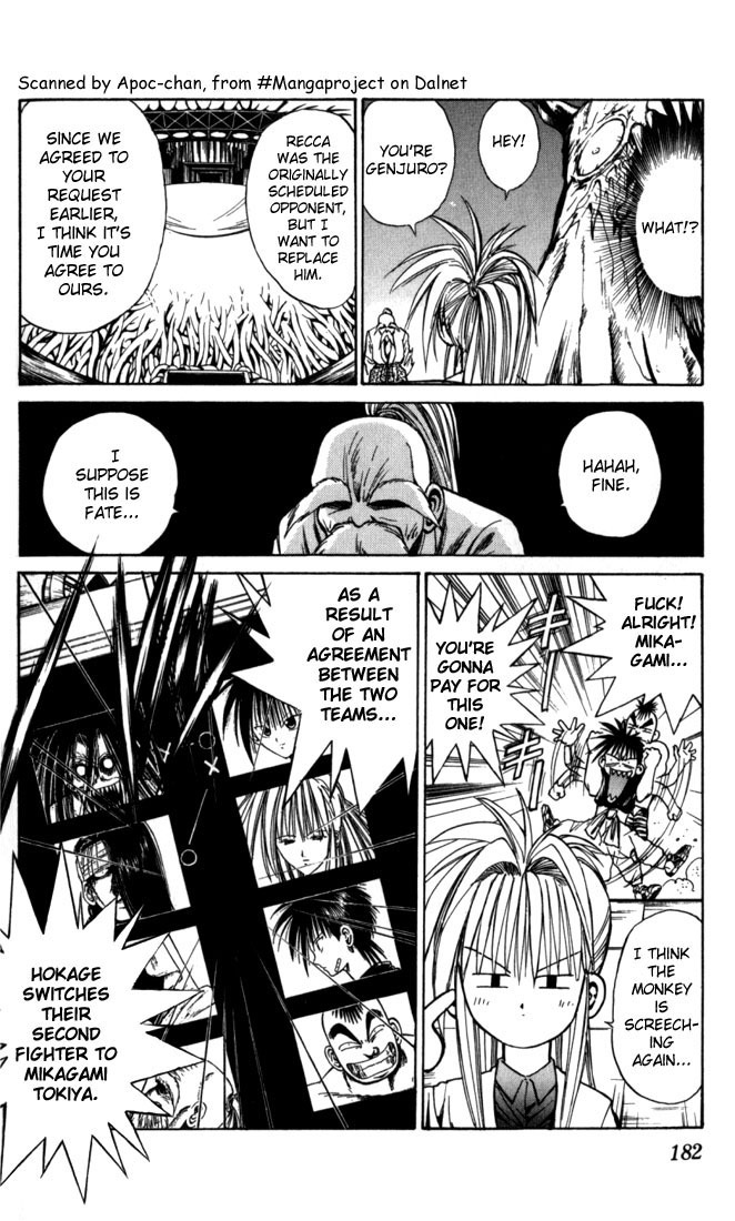 Flame of Recca Chapter 59 page 11 - Chapter 59: Feast of the Illusion Master IV (Human Tree)