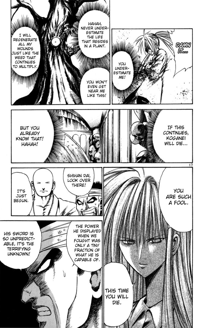 Flame of Recca Chapter 59 page 16 - Chapter 59: Feast of the Illusion Master IV (Human Tree)