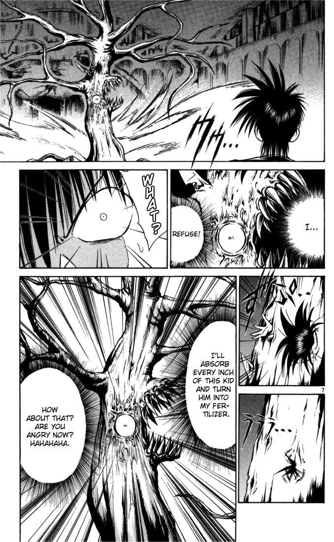 Flame of Recca Chapter 59 page 6 - Chapter 59: Feast of the Illusion Master IV (Human Tree)
