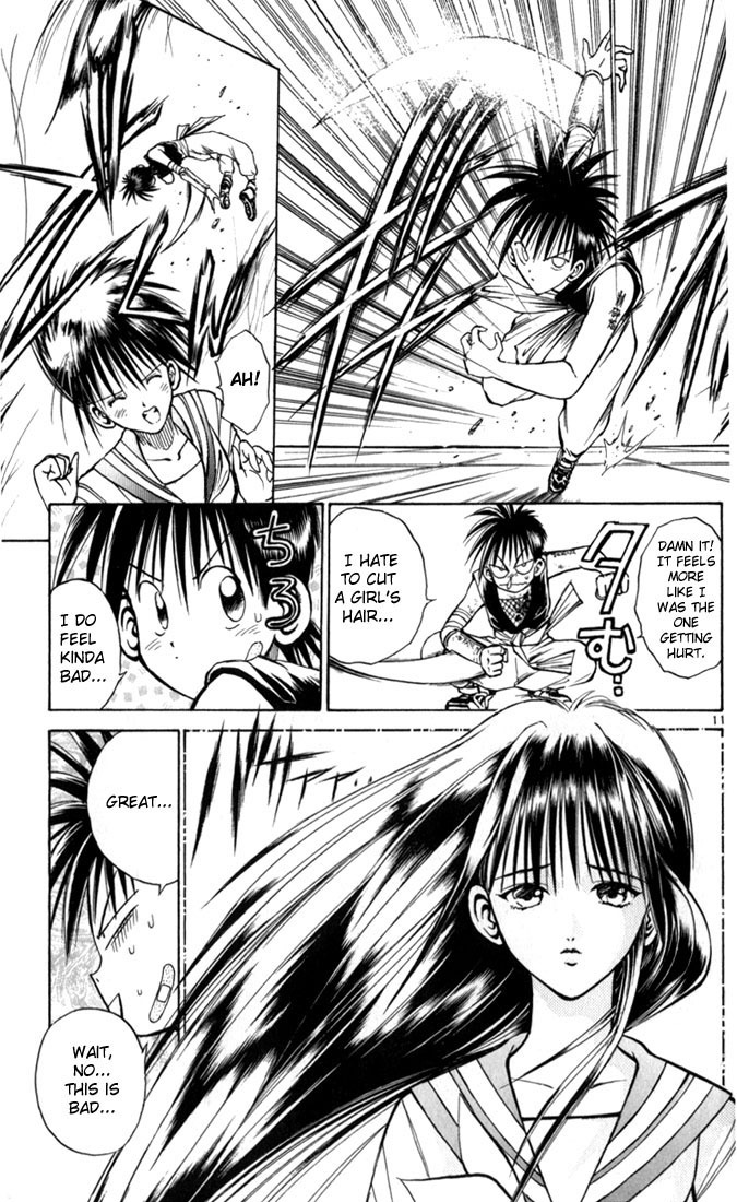Flame of Recca Chapter 62 page 11 - Chapter 62: Feast of the Illusion Master VII (The Girl WIth Sorrow)