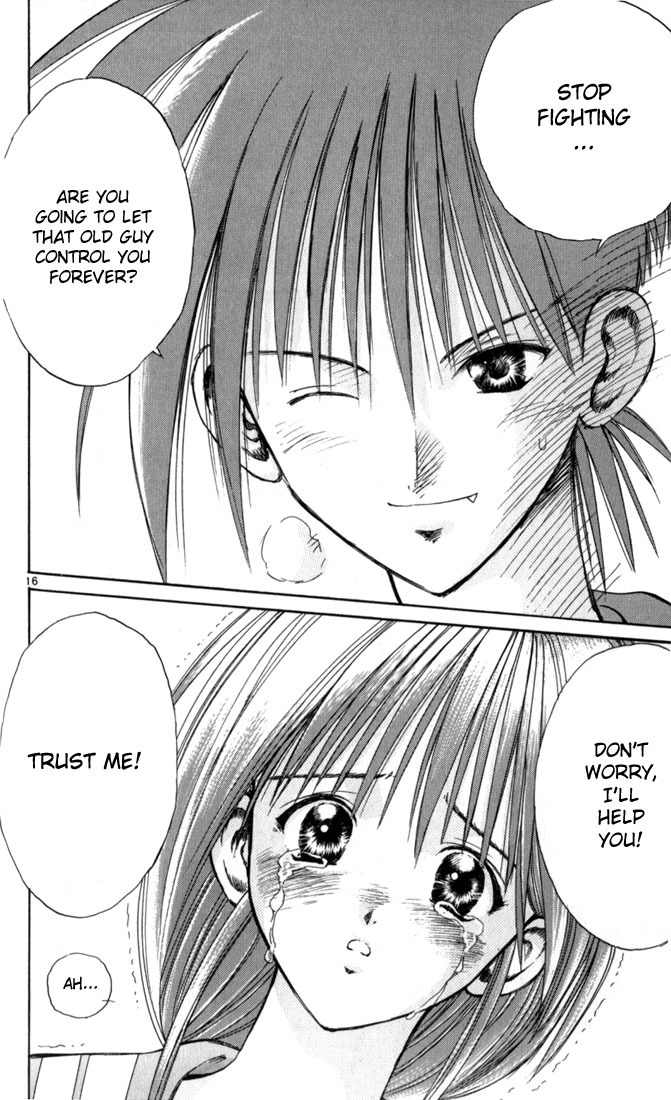 Flame of Recca Chapter 62 page 16 - Chapter 62: Feast of the Illusion Master VII (The Girl WIth Sorrow)