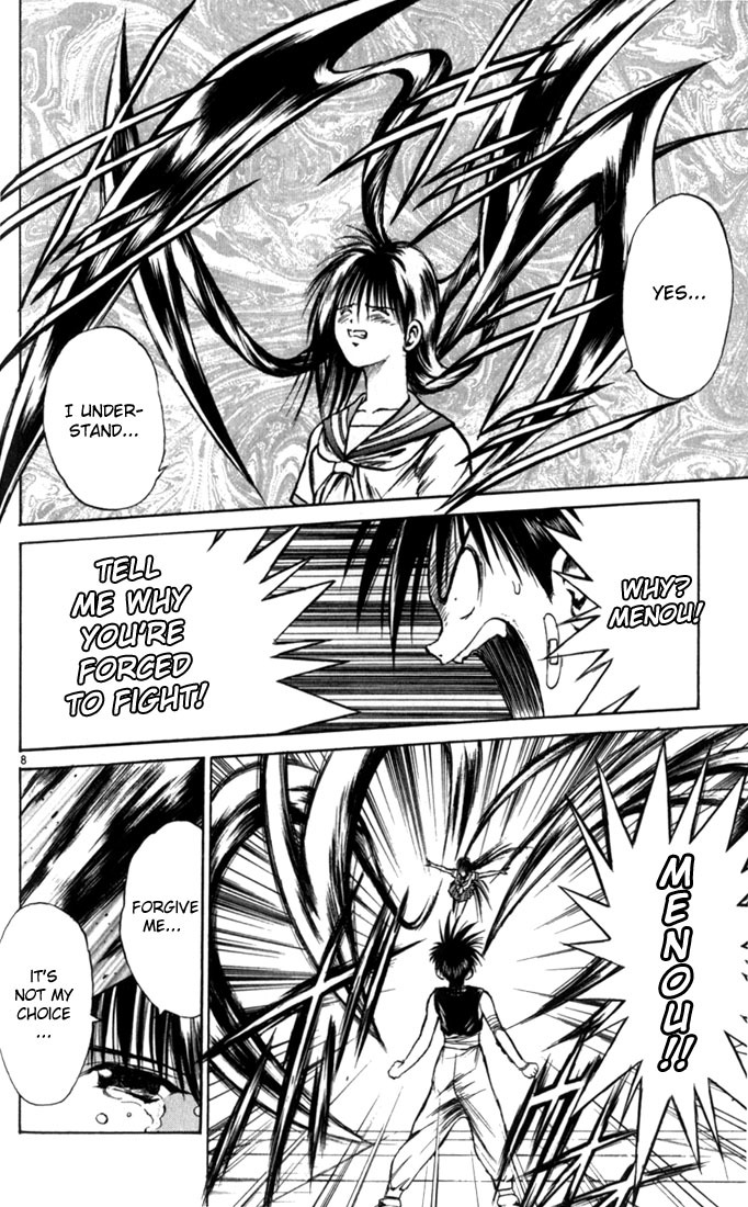 Flame of Recca Chapter 62 page 8 - Chapter 62: Feast of the Illusion Master VII (The Girl WIth Sorrow)
