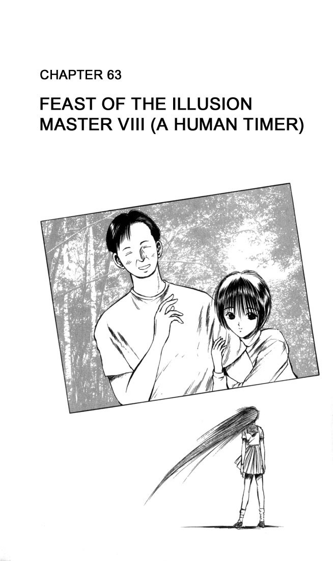 Flame of Recca Chapter 63 page 1 - Chapter 63: Feast of the Illusion Master VIII (A Human Timer)