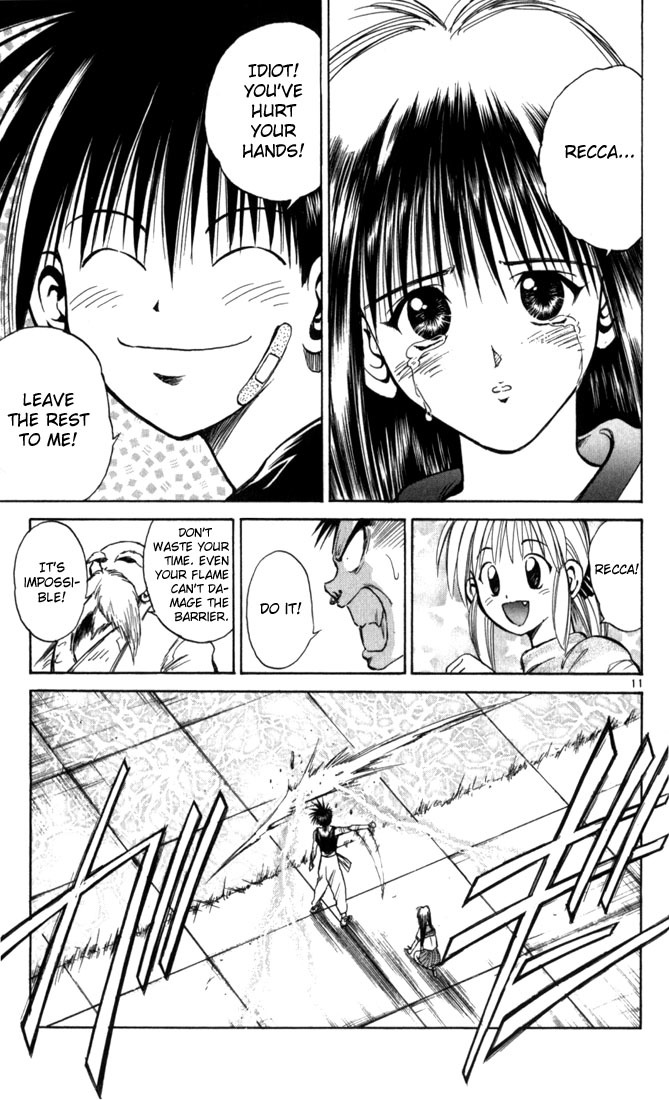 Flame of Recca Chapter 63 page 11 - Chapter 63: Feast of the Illusion Master VIII (A Human Timer)