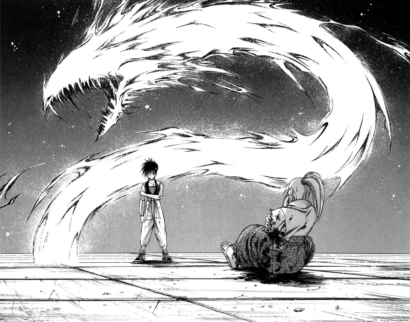 Flame of Recca Chapter 66 page 6 - Chapter 66: Feast of the Illusion Master XI (Shun En [instant flame])