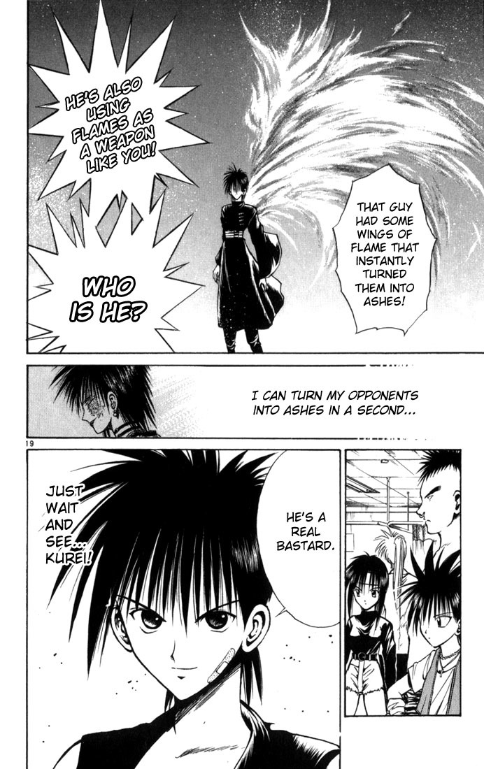 Flame of Recca Chapter 67 page 19 - Chapter 67: Feast of the Illusion Master XII (The Finale, Quarter Finals)