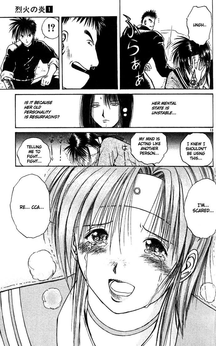 Flame of Recca Chapter 7 page 13 - Chapter 7: The Flame Covers the Wind