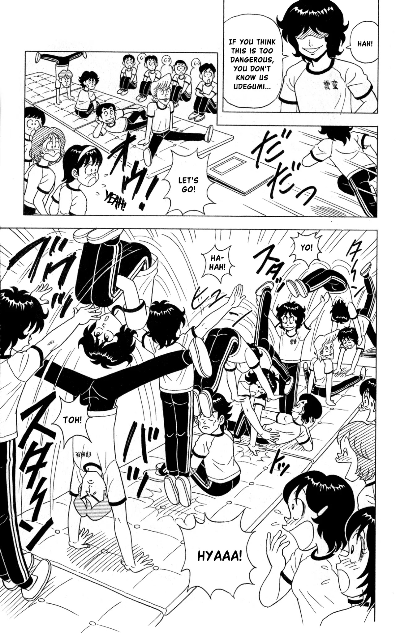 Flash! Funny-face Club Chapter 2 page 9 - Chapter 2: Showdown! Autumn Artistic Gymnastics