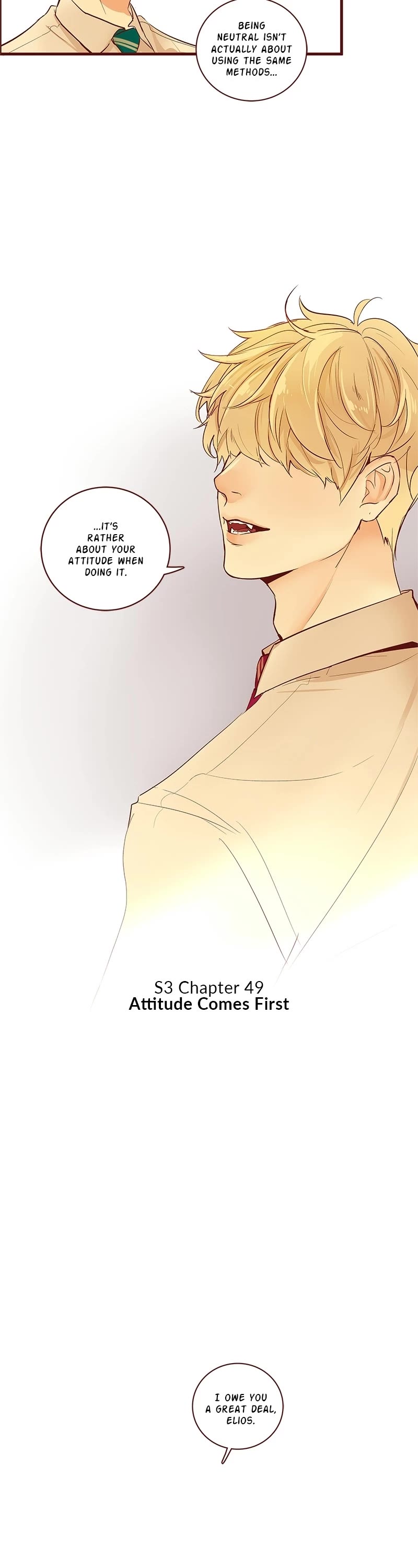 Flawless Chapter 152 page 6 - Chapter 152: (S3) Ep. 49 - Attitude Comes First