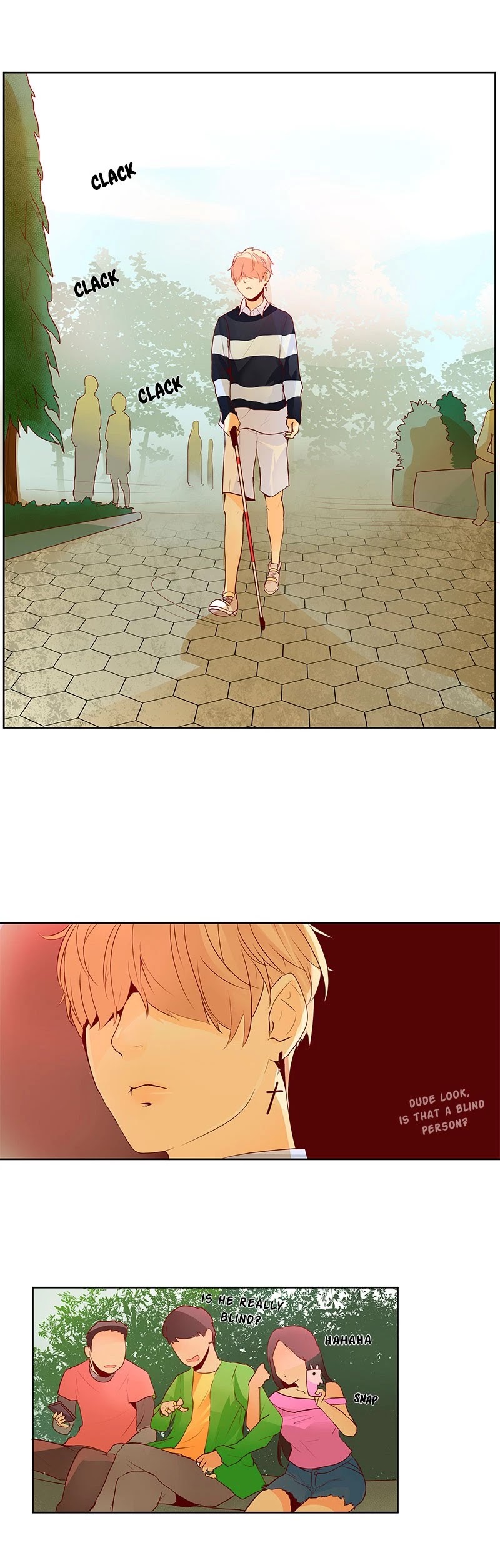 Flawless Chapter 24 page 3 - Chapter 24: Ep. 24 - There Is A Blind Person!