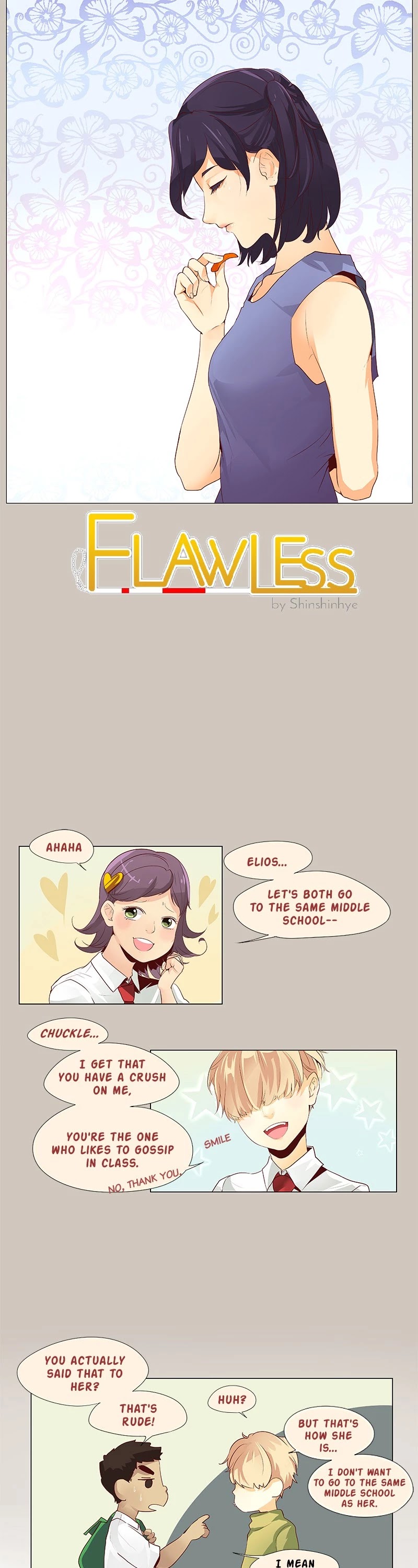 Flawless Chapter 34 page 1 - Chapter 34: Ep. 34 - You Did Not See Me Blush