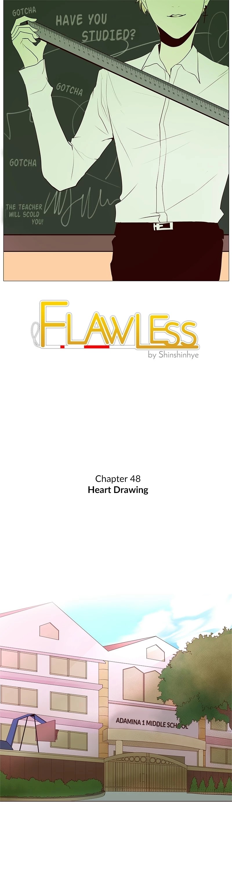Flawless Chapter 48 page 1 - Chapter 48: Ep. 48 - Heart Drawing