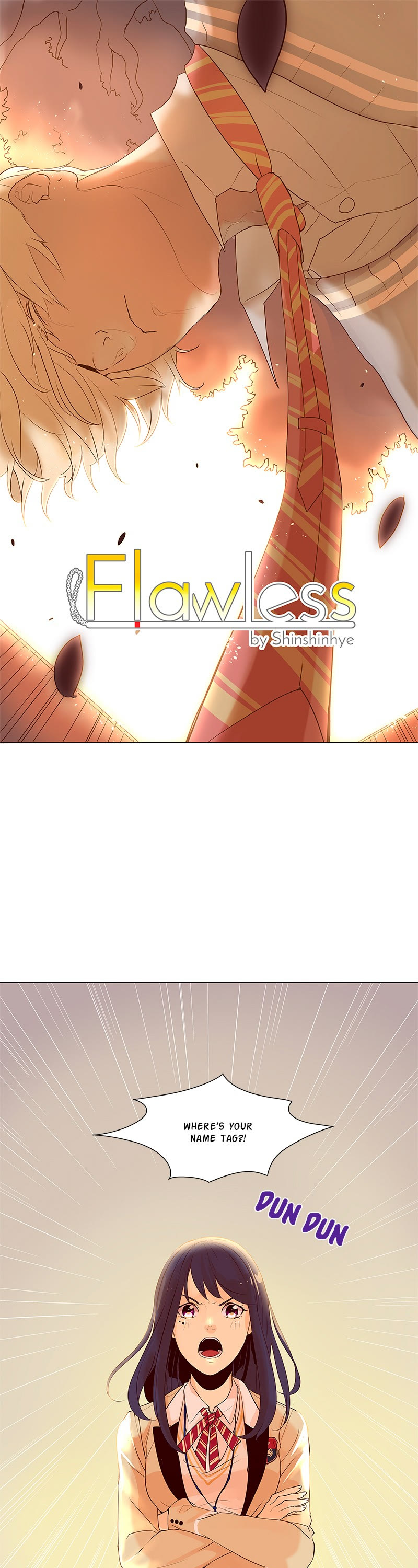 Flawless Chapter 51 page 1 - Chapter 51: (S2) Ep. 1 - Student Orientation! (Season 2 Premiere)