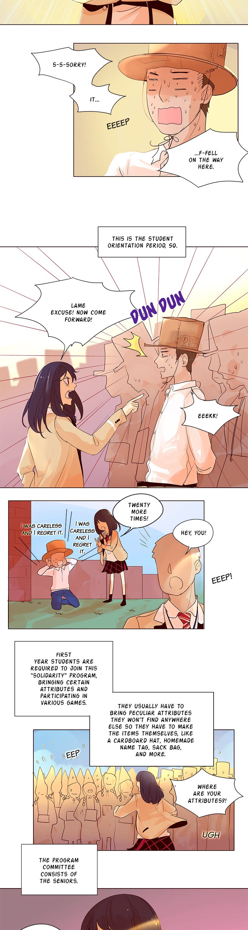 Flawless Chapter 51 page 2 - Chapter 51: (S2) Ep. 1 - Student Orientation! (Season 2 Premiere)