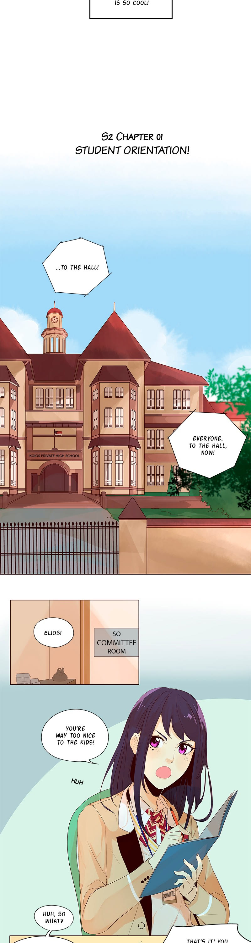 Flawless Chapter 51 page 5 - Chapter 51: (S2) Ep. 1 - Student Orientation! (Season 2 Premiere)