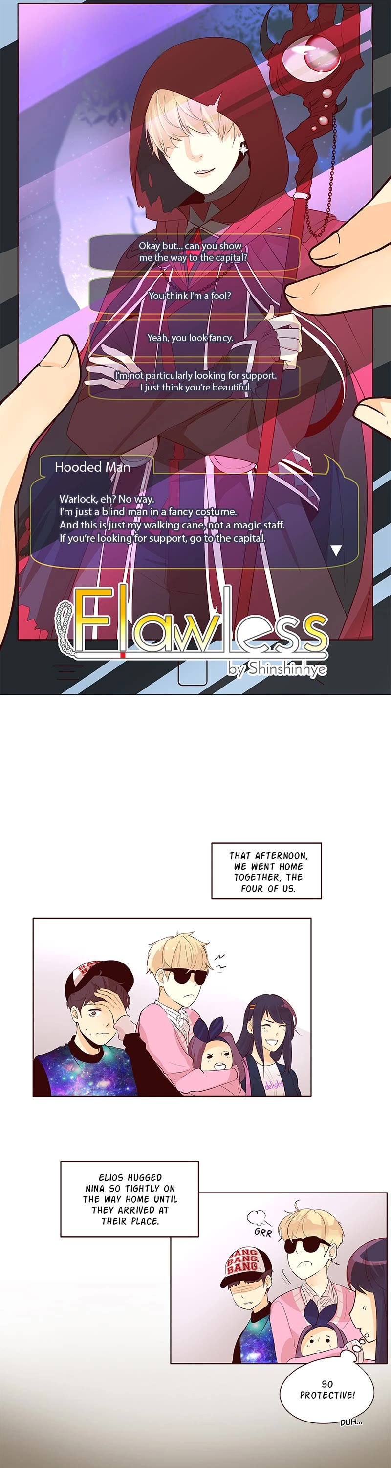 Flawless Chapter 66 page 1 - Chapter 66: (S2) Ep. 16 - Drawings on the Table (1)