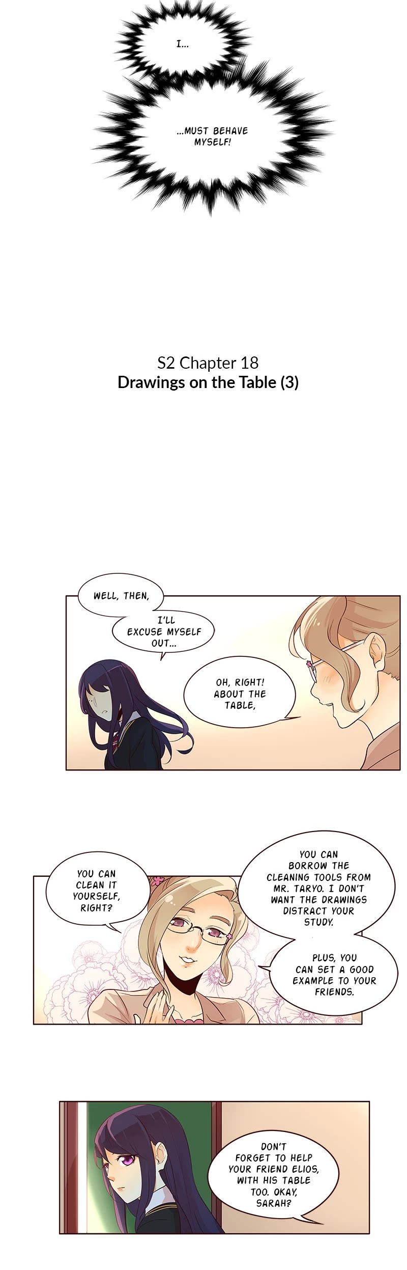 Flawless Chapter 68 page 5 - Chapter 68: (S2) Ep. 18 - Drawings on the Table (3)