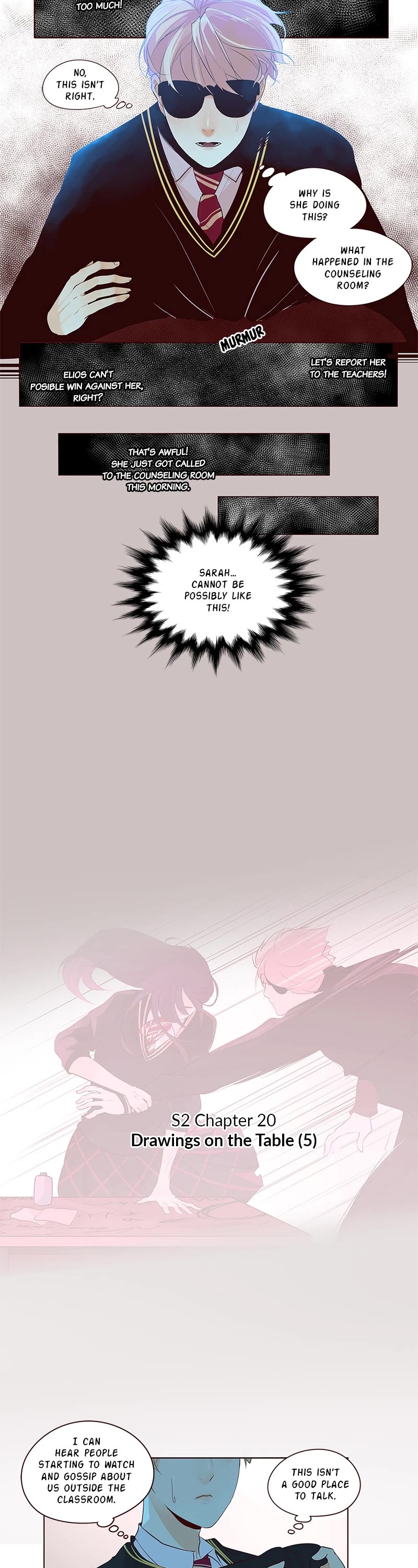 Flawless Chapter 70 page 2 - Chapter 70: (S2) Ep. 20 - Drawings on the Table (5)