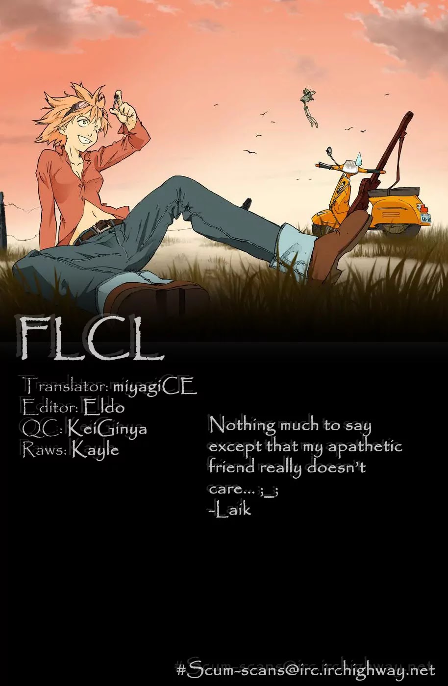 FLCL Chapter 1 page 1 - Chapter 1