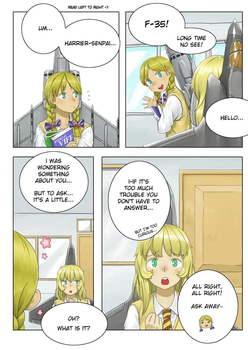 Flight Highschool Chapter 1 page 1 - Chapter 1: F-35's Question