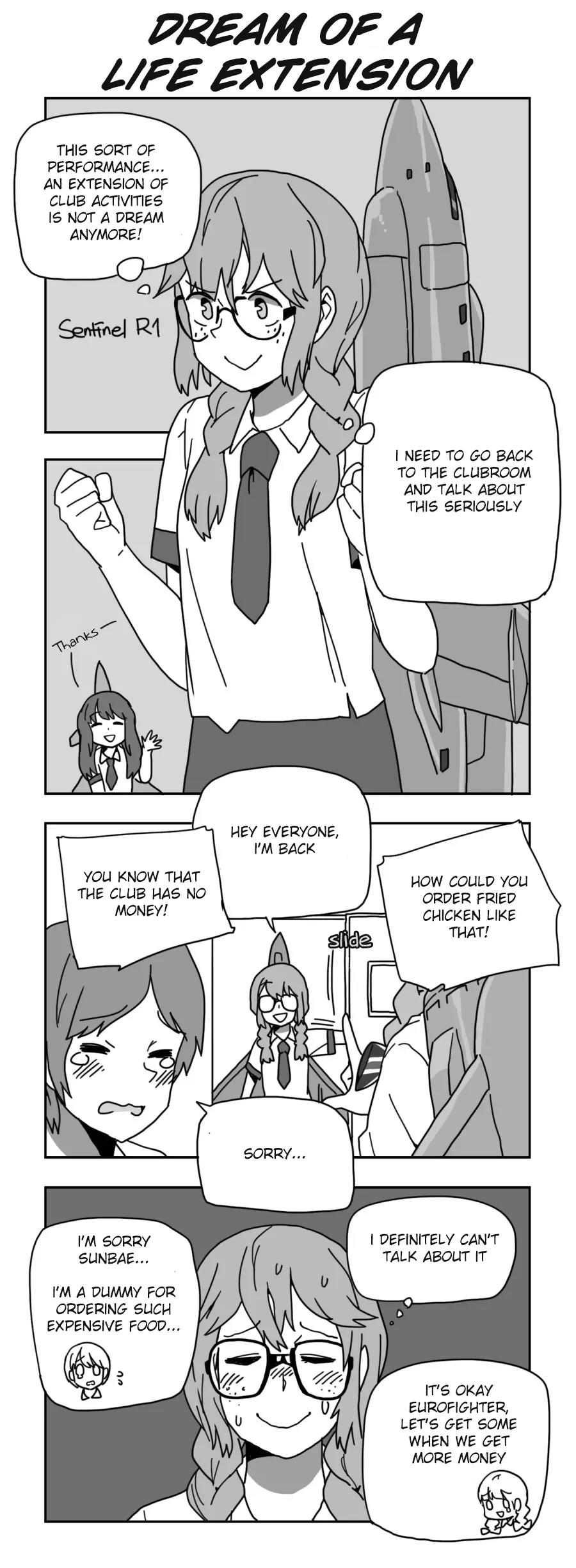 Flight Highschool Chapter 38 page 4 - Chapter 38: 4koma Collection