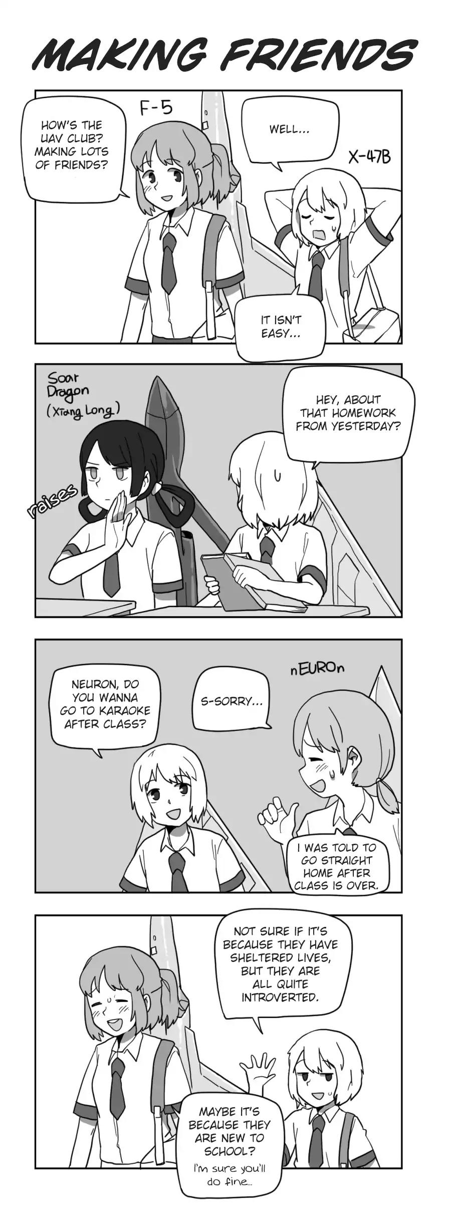 Flight Highschool Chapter 55 page 4 - Chapter 55: 4koma Collection