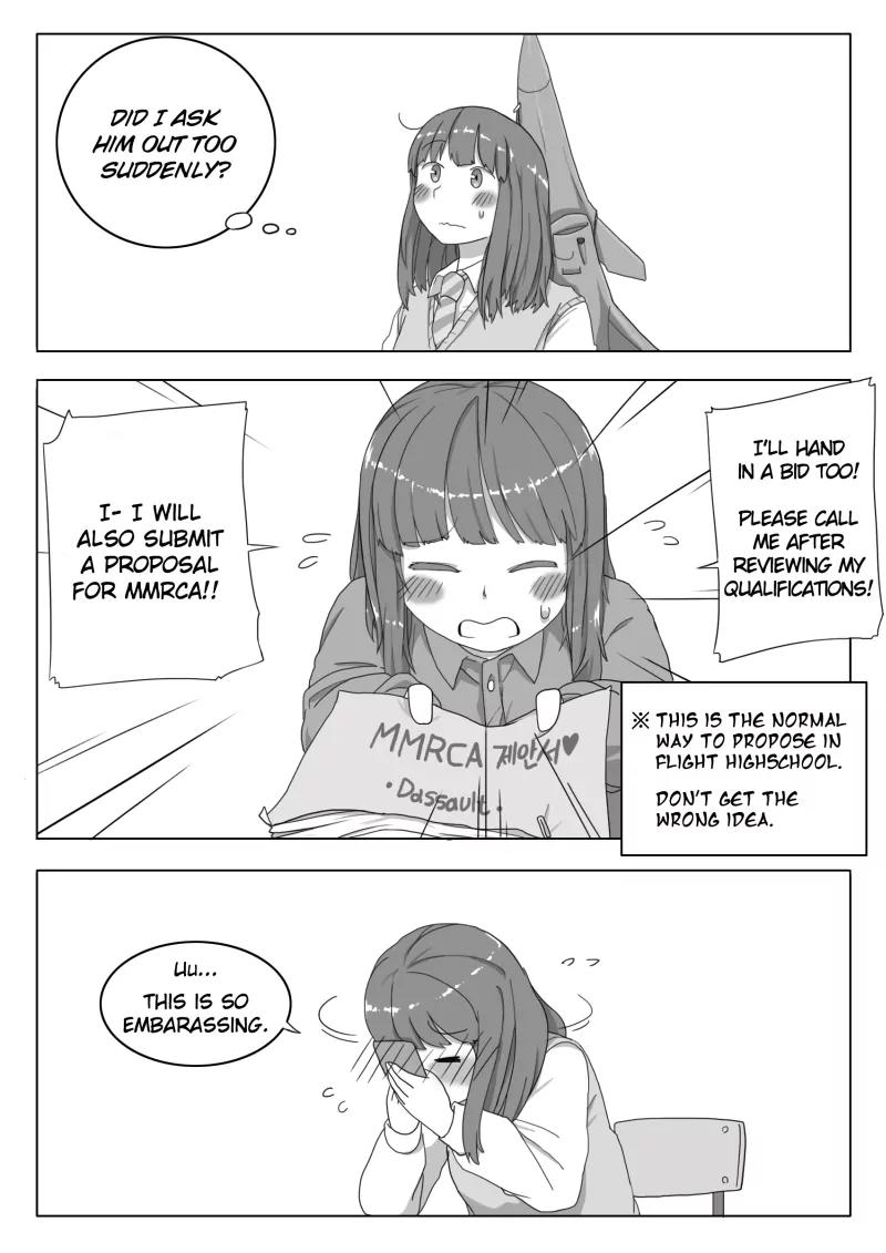 Flight Highschool Chapter 8 page 3 - Chapter 8: Rafales Big News