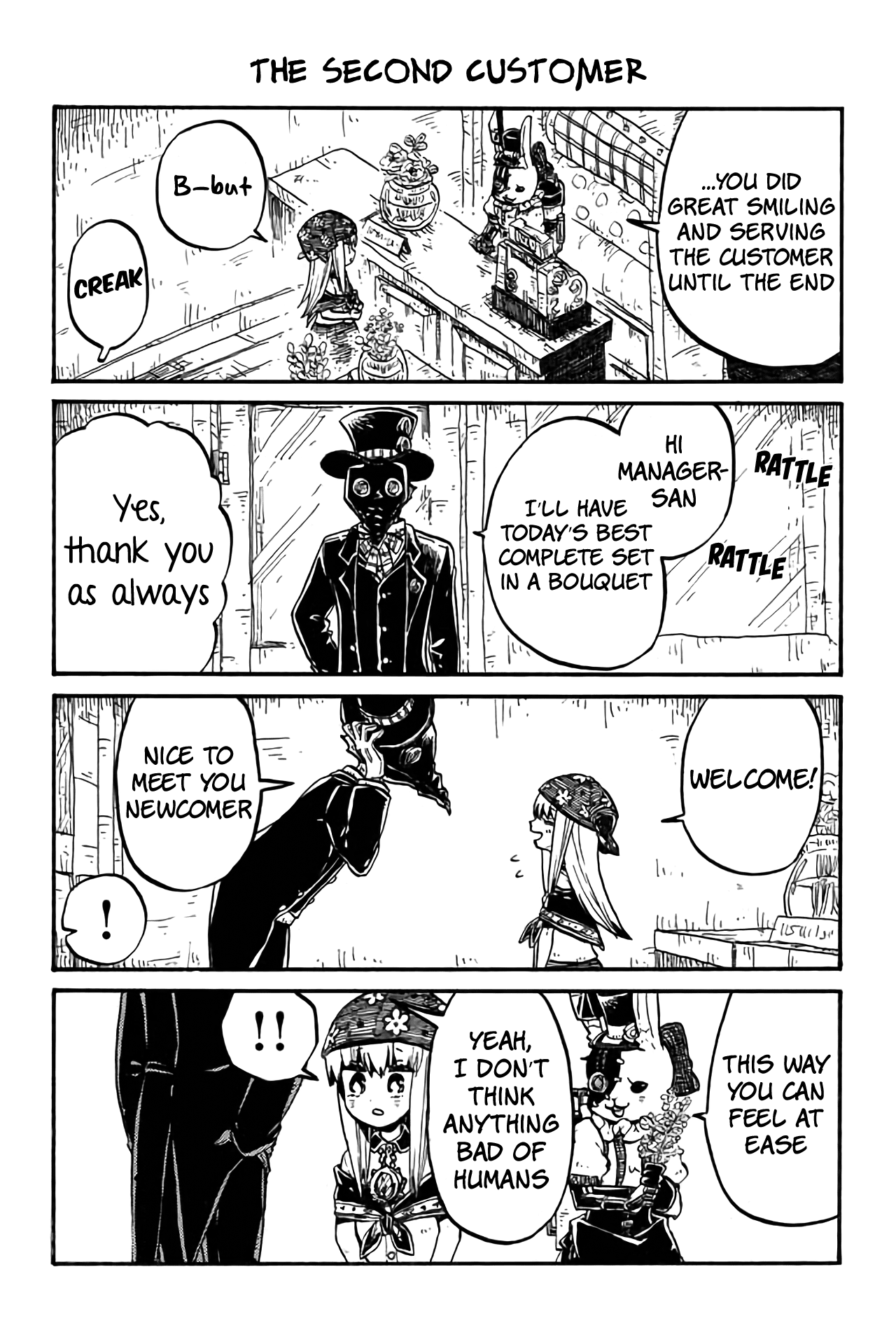 Flower Girl in Dystopia Chapter 65 page 1 - Chapter 65: The Second Customer