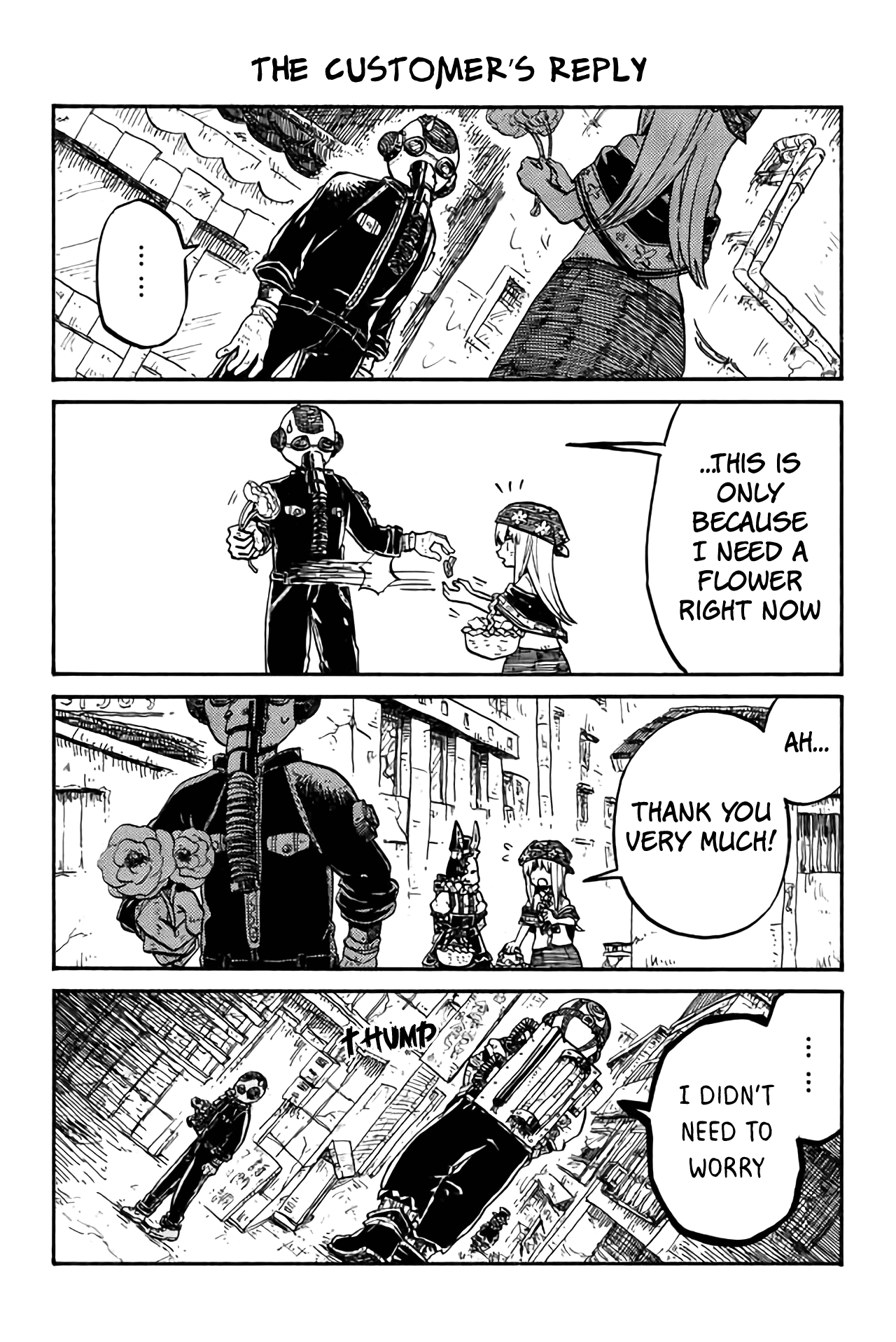Flower Girl in Dystopia Chapter 70 page 1 - Chapter 70: The Customer's Reply