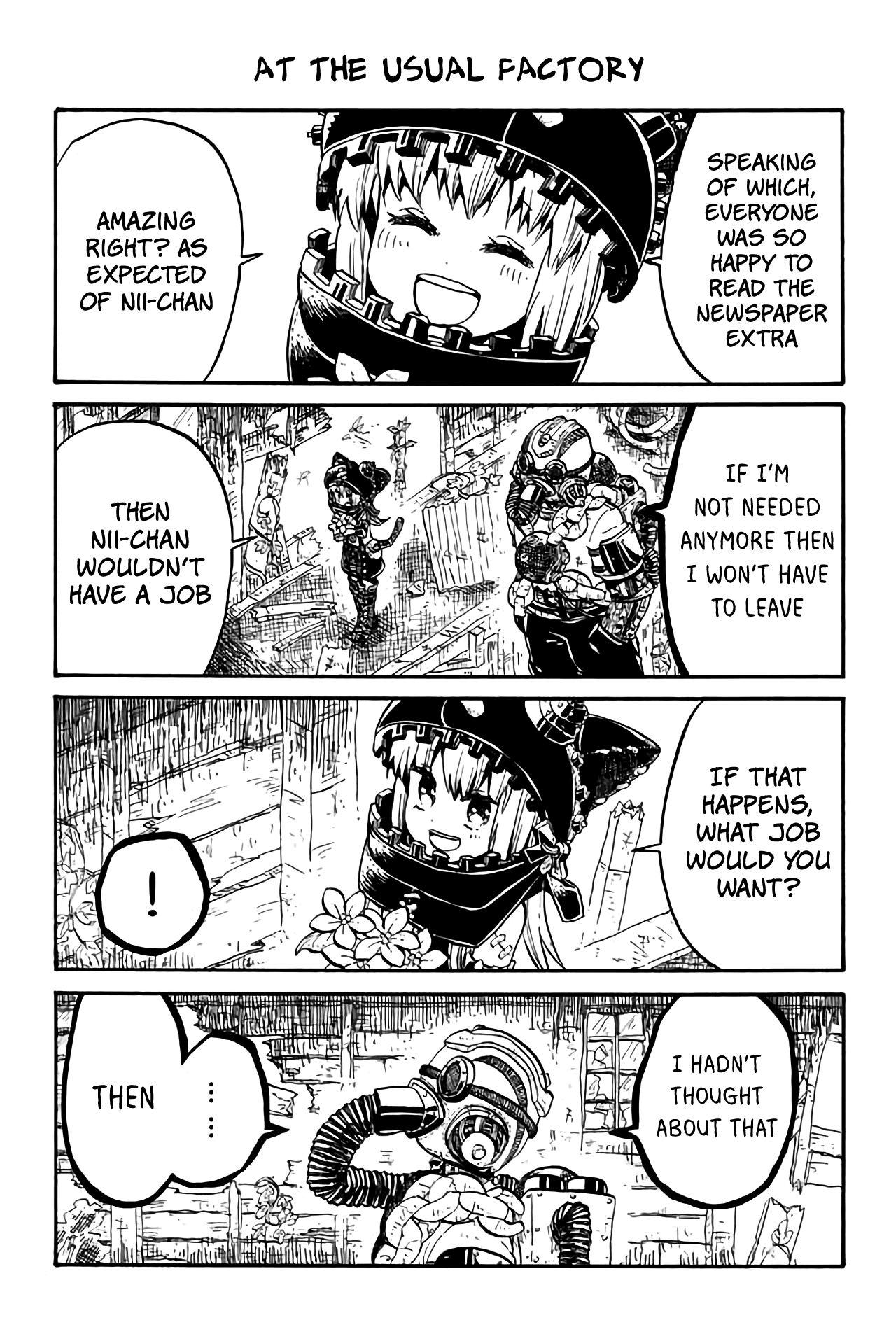 Flower Girl in Dystopia Chapter 80 page 1 - Chapter 80: At The Usual Factory
