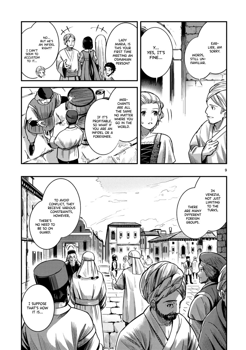Flowers Crossing the Aegean Sea Chapter 3 page 9 - Chapter 3: Venezia