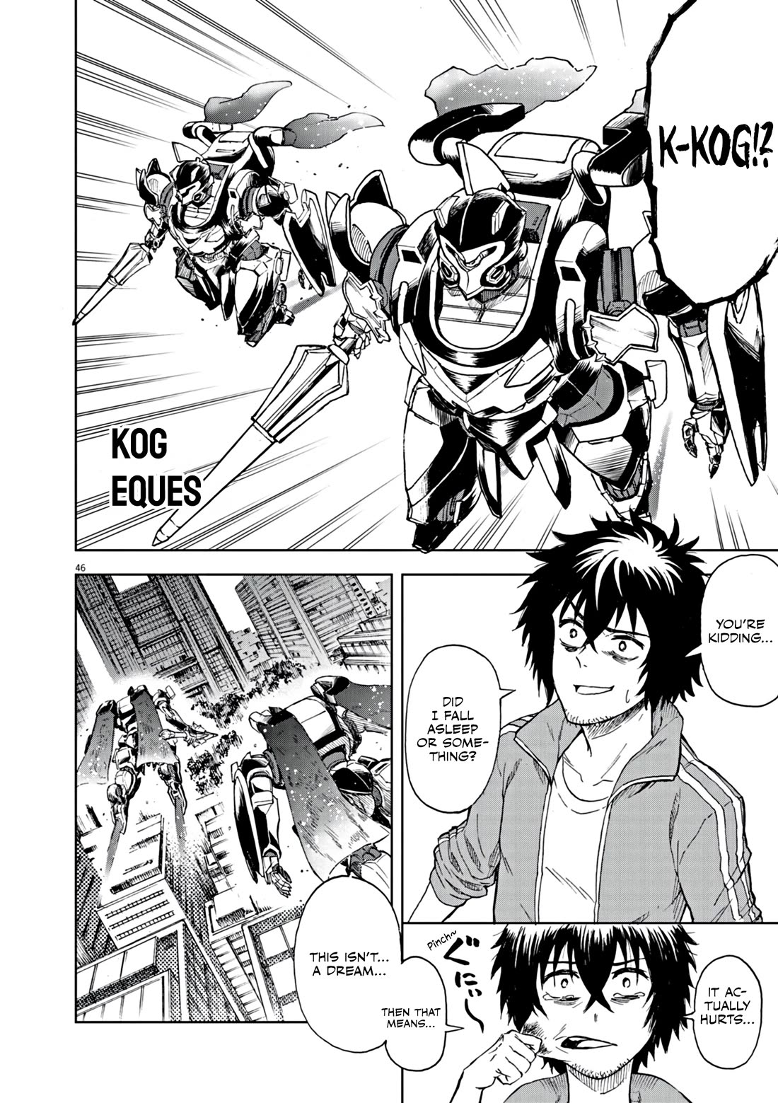Flowers in Both Arms, Swords in Both Hands: When I Fell Seriously In Love with the Heroines of a Mecha Game, My Whole World Changed Chapter 1 page 44 - Chapter 1