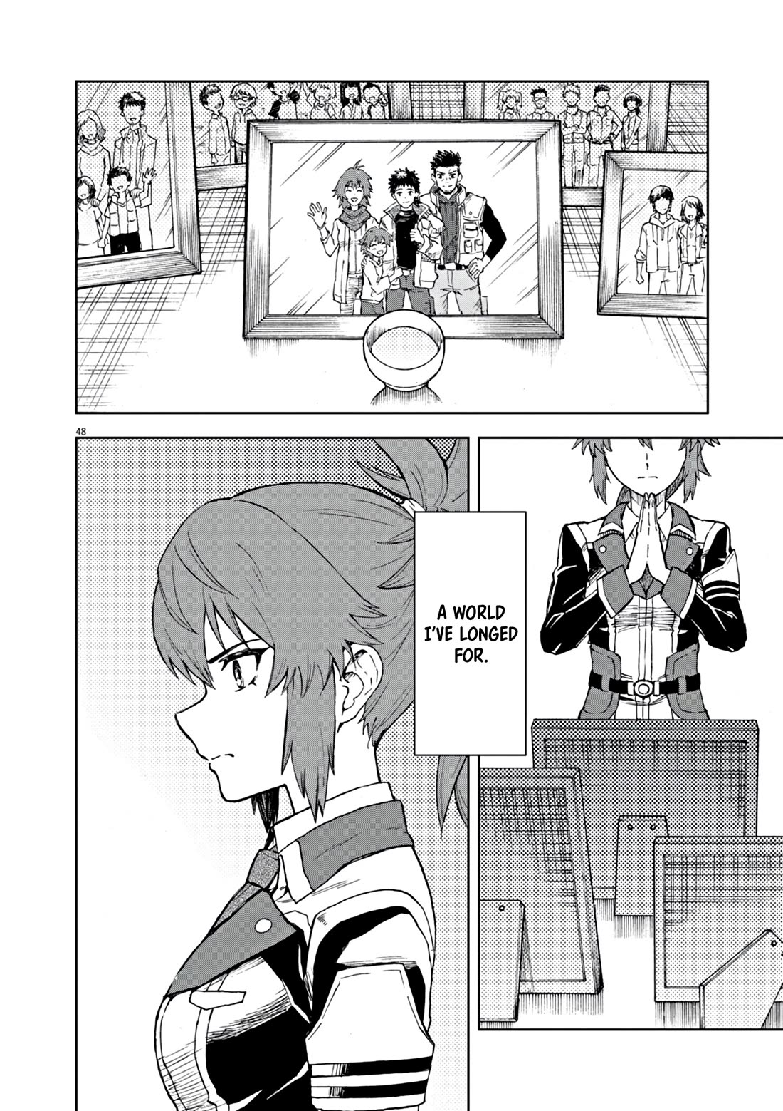 Flowers in Both Arms, Swords in Both Hands: When I Fell Seriously In Love with the Heroines of a Mecha Game, My Whole World Changed Chapter 1 page 46 - Chapter 1