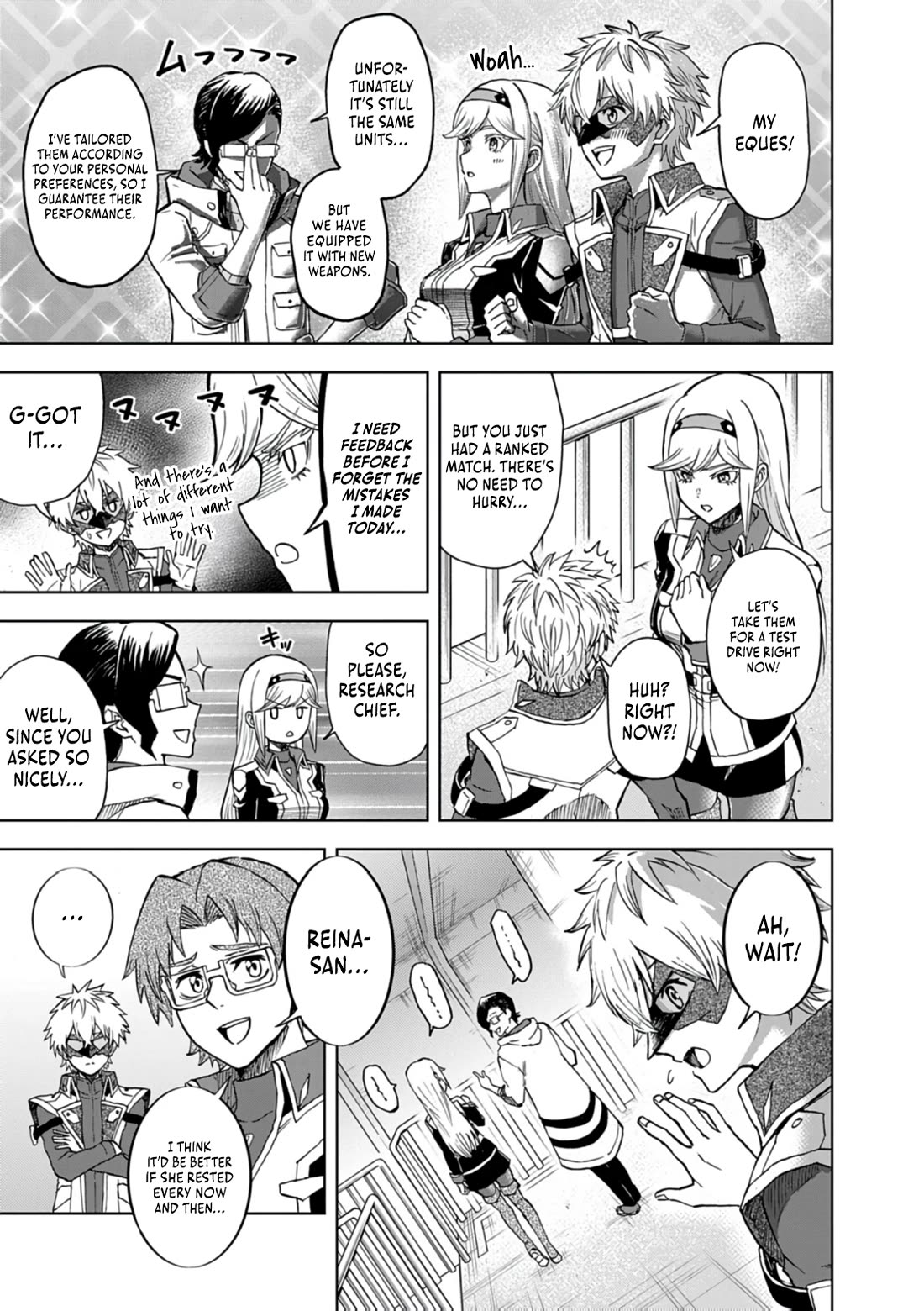 Flowers in Both Arms, Swords in Both Hands: When I Fell Seriously In Love with the Heroines of a Mecha Game, My Whole World Changed Chapter 17 page 8 - Chapter 17