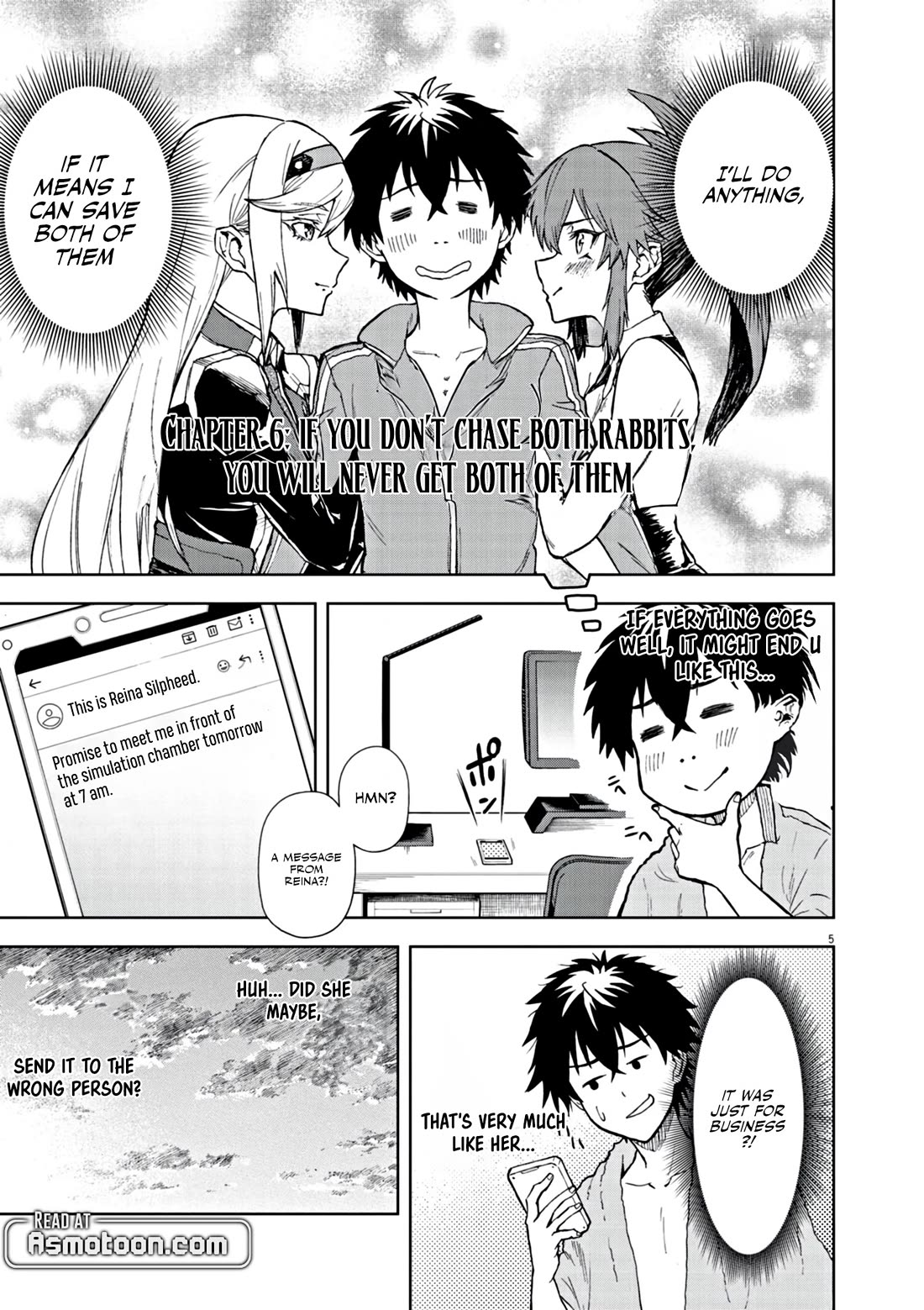 Flowers in Both Arms, Swords in Both Hands: When I Fell Seriously In Love with the Heroines of a Mecha Game, My Whole World Changed Chapter 6 page 6 - Chapter 6