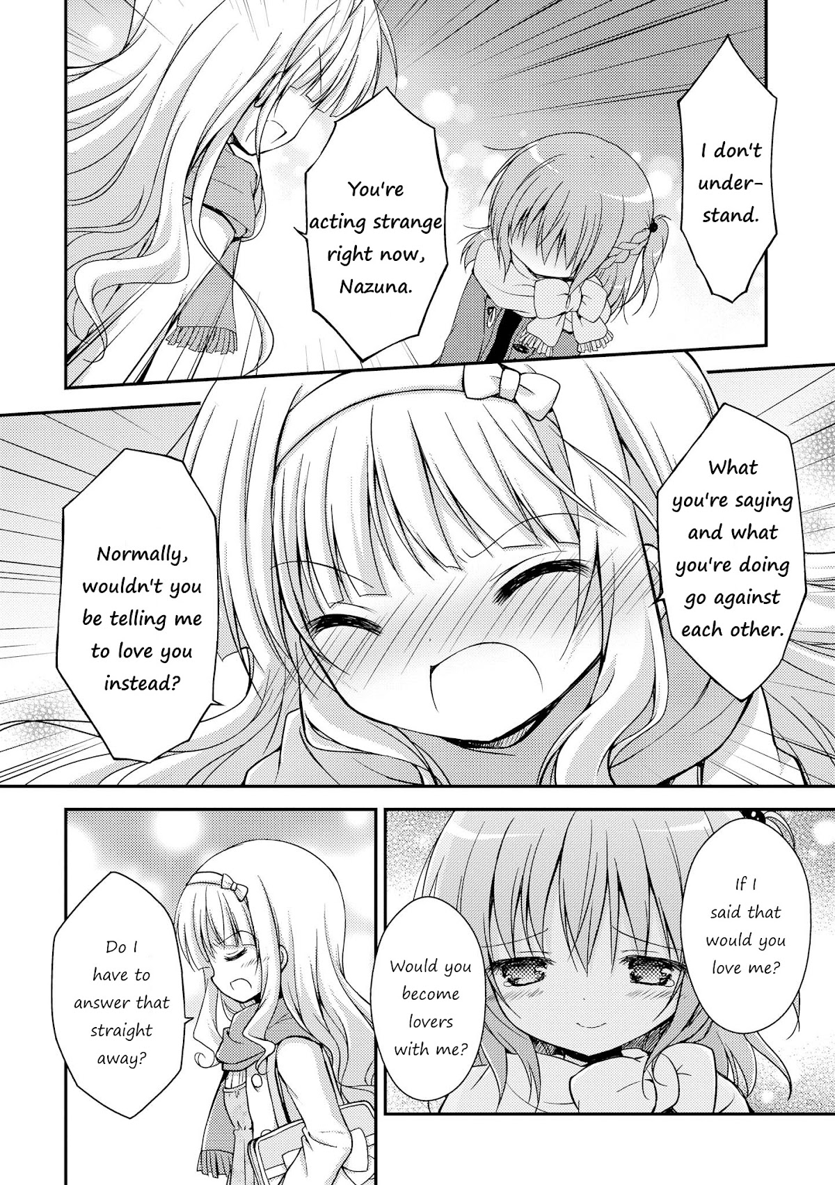 Fluffy White Paper Chapter 3 page 8 - Chapter 3: Kono Koi no Kyori ha Zero Millimeter