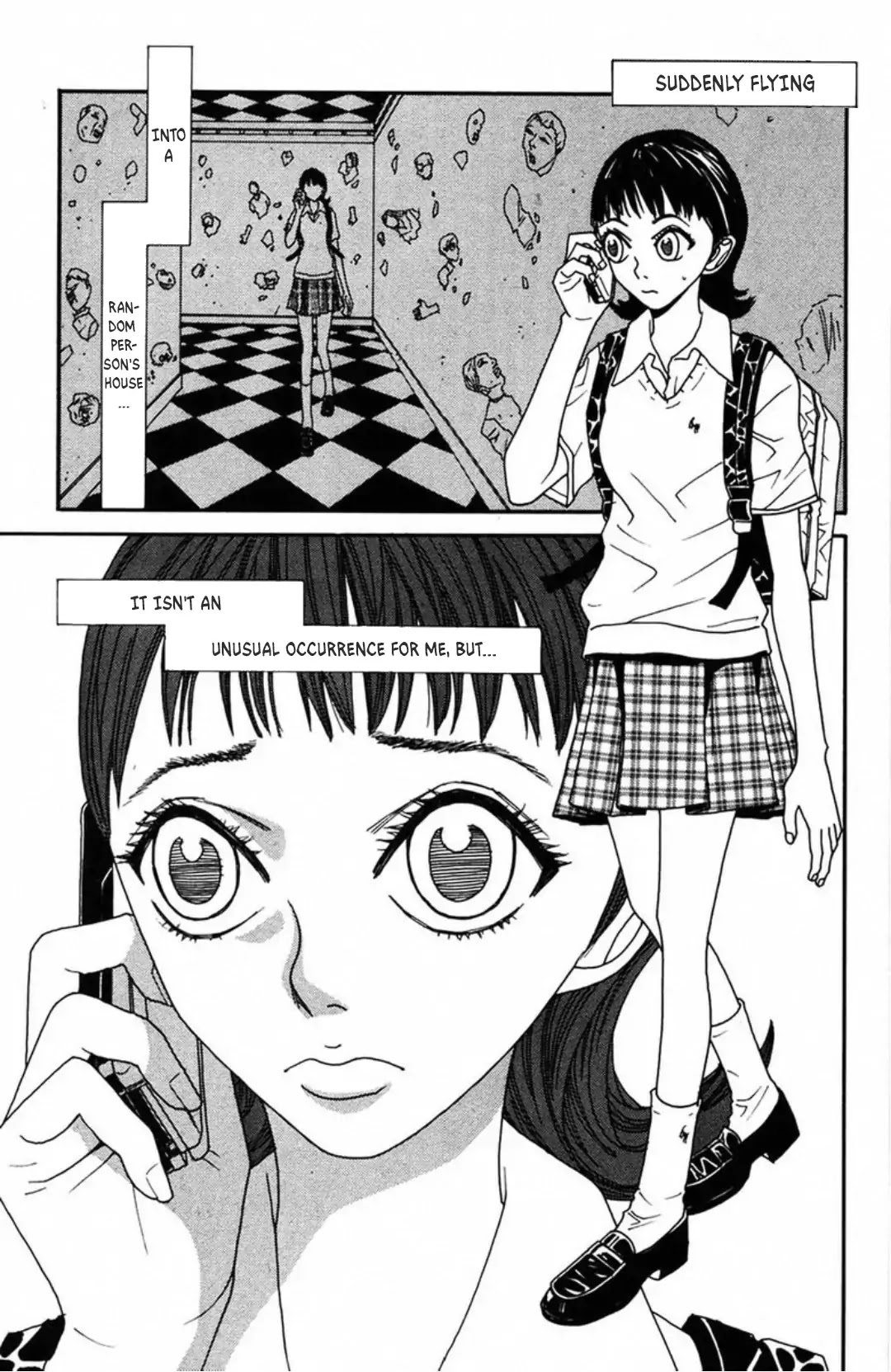 Fly - Tondemo Teleport Girl Yumi Chapter 3 page 3 - Chapter 3: Vol.1 Fly 3: No Escape! Mansion of Horrors