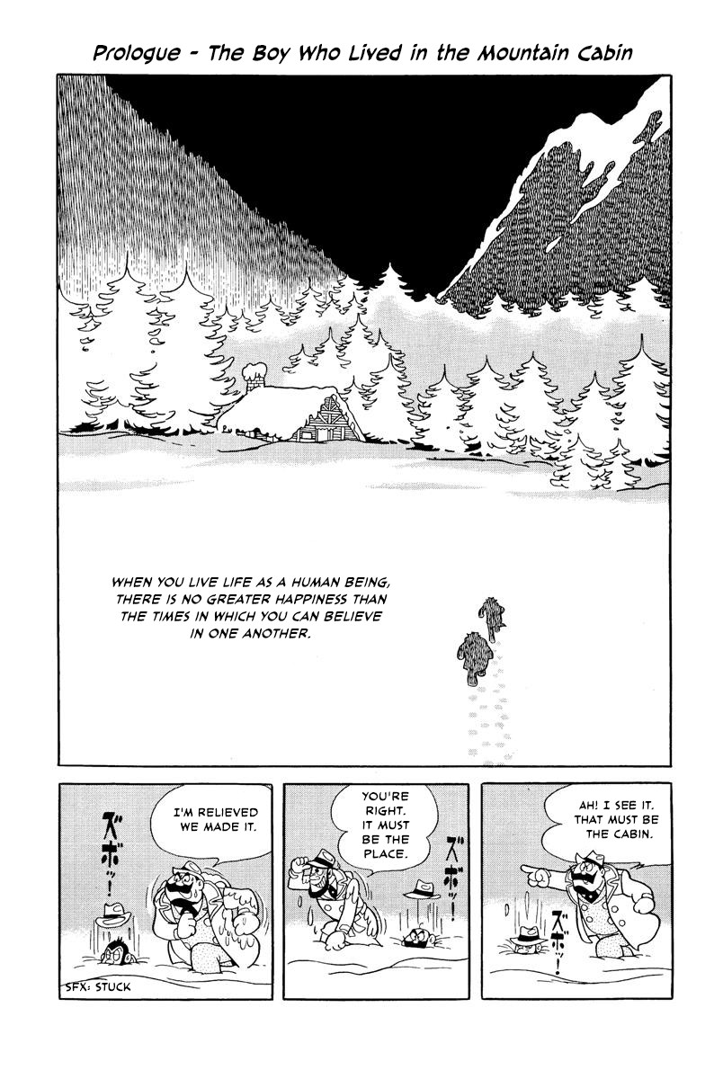 Flying Ben Chapter 1.0 page 4 - Vol.1 Chapter 0: Prologue - The Boy Who Lived in the Mountain Cabin