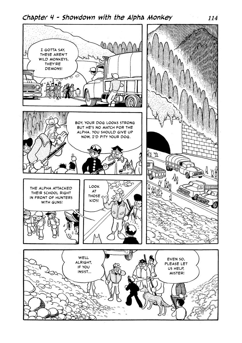 Flying Ben Chapter 1.4 page 1 - Vol.1 Chapter 4: Showdown with the Alpha Monkey