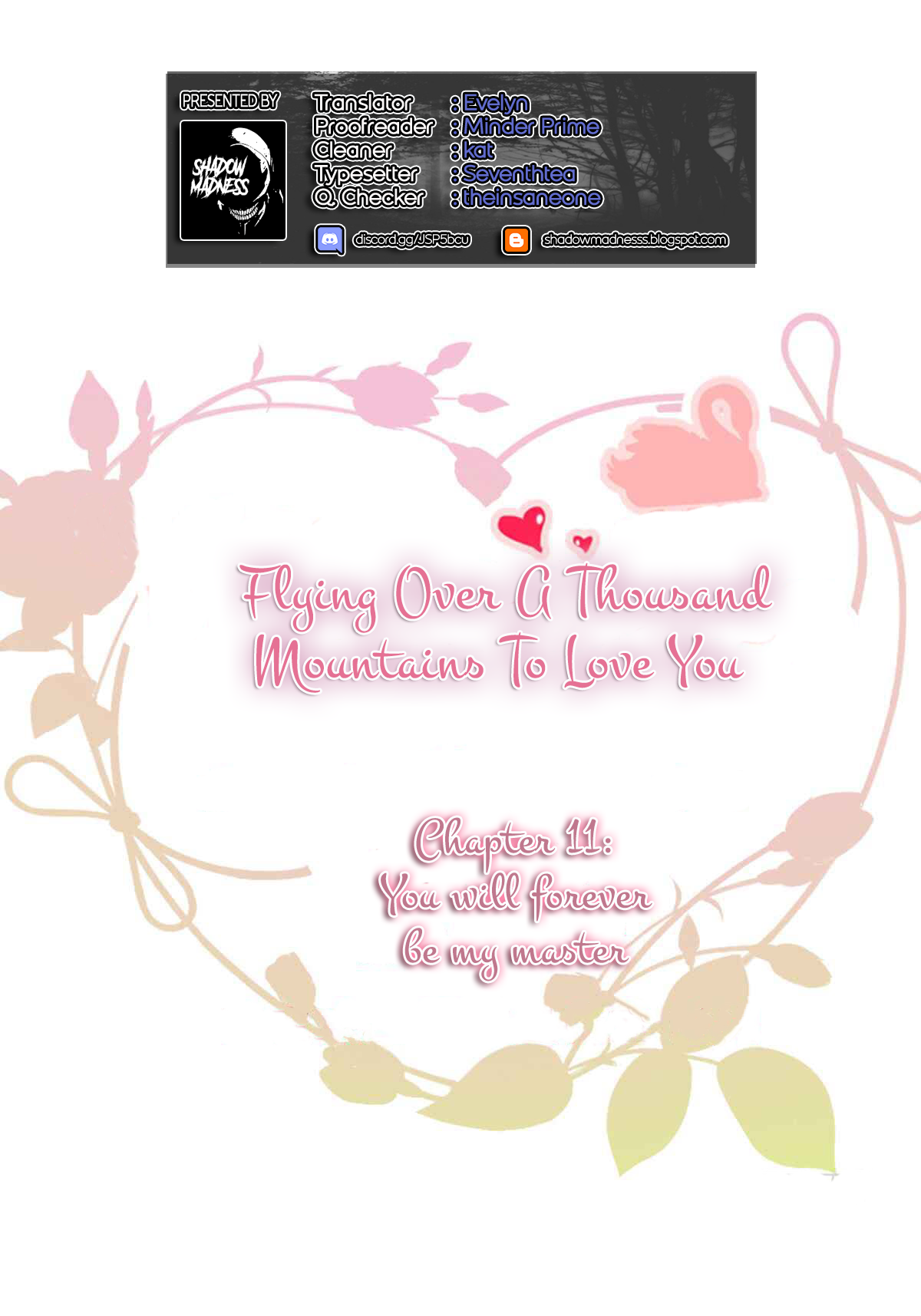 Flying Over a Thousand Mountains to Love You Chapter 11 page 1 - Chapter 11: You will forever be my master