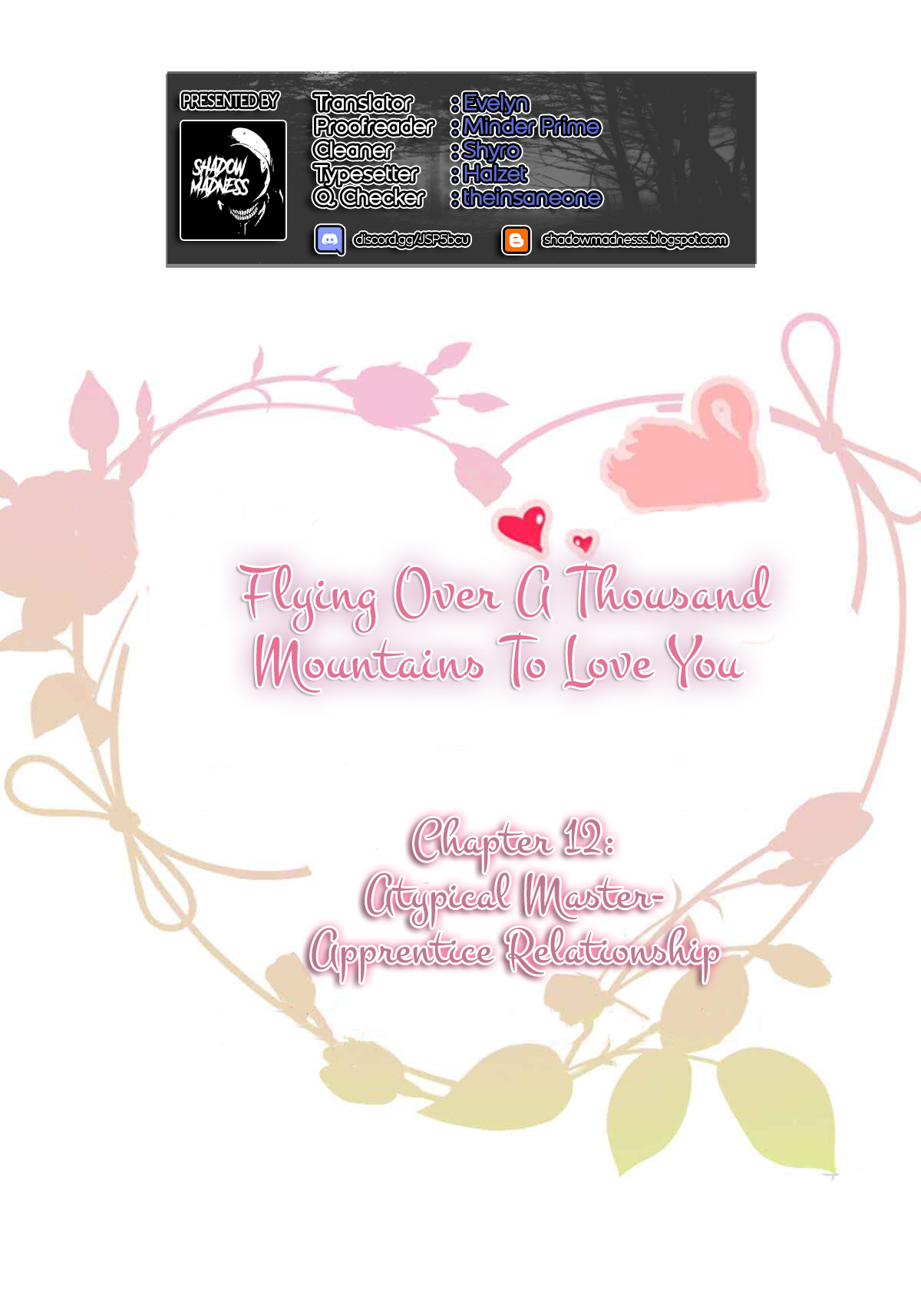Flying Over a Thousand Mountains to Love You Chapter 12 page 1 - Chapter 12: Atypical Master-Apprentice Relationship